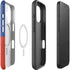 Haiti Flag Distressed iPhone 16 Magsafe Impact Case